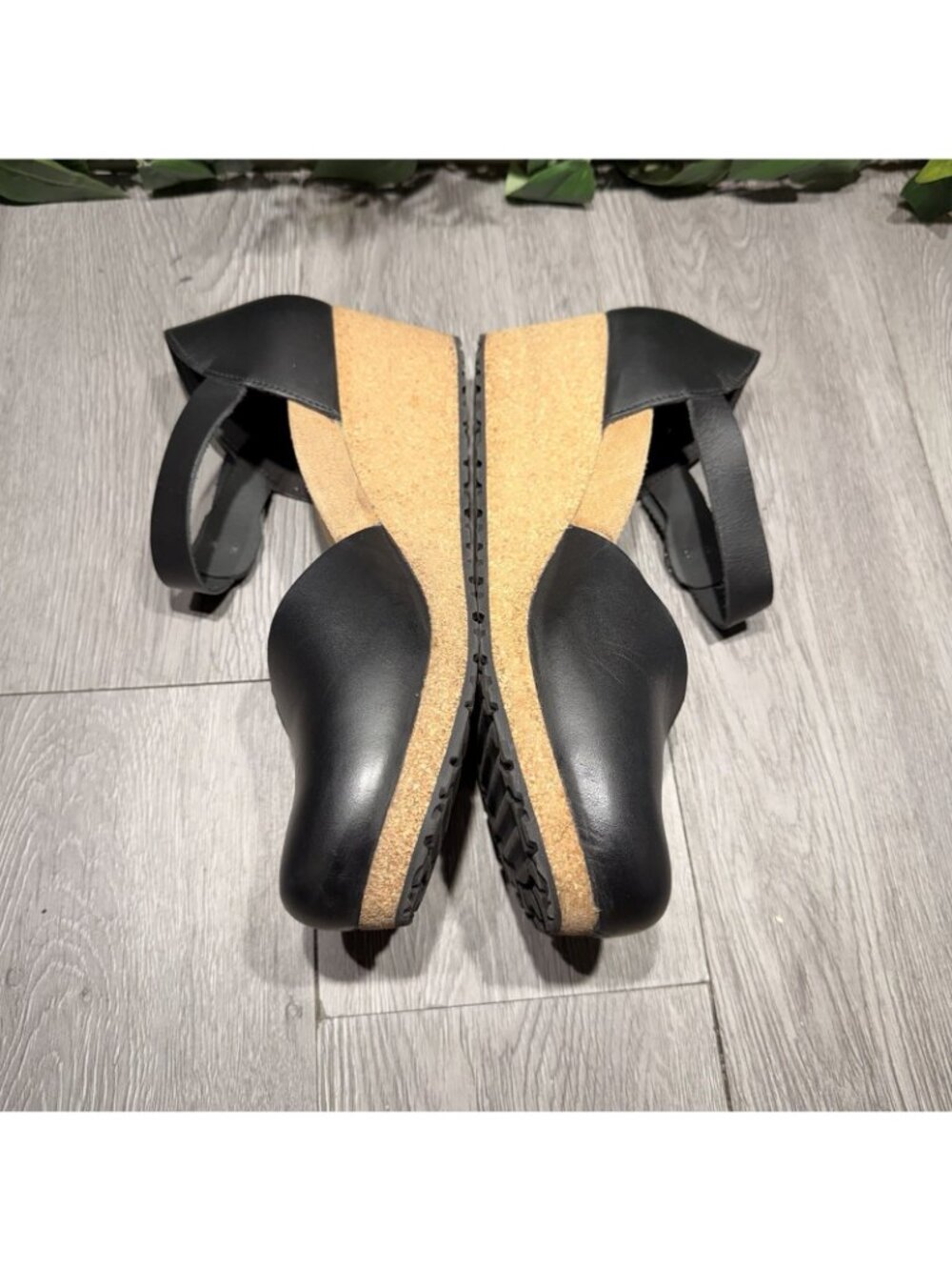 Birkenstock Papillio Mary Jane Women’s Size 42 Black Wedge Ankle Strap Sandal - Picture 11 of 11